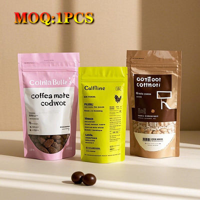 طباعة مخصصة 1 غرام 3.5 غرام 7 غرام 14 غرام 28 غرام زبدة قابلة لإعادة إغلاق 3 أجزاء من الجانب