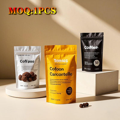 طباعة مخصصة لامعة نكتة وجه ضد الرائحة سحب القفل الثلاثي الجانبي الختم مسطح كيس مايلر