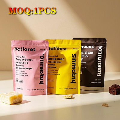 أكياس مايلر مطبعة خصيصاً قابلة لإعادة إغلاقها وقائية من الرائحة المصفوفة