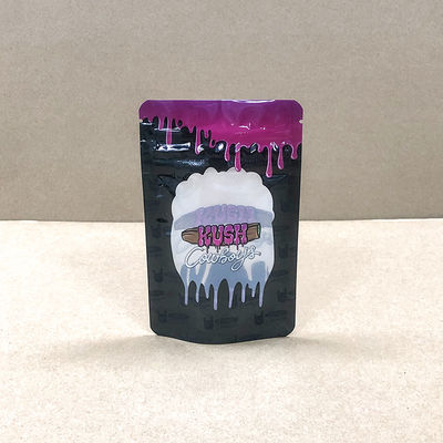 جيوب أصابع اليد القائمة المخصصة مع سحاب مقاوم للأطفال قابل للإغلاق