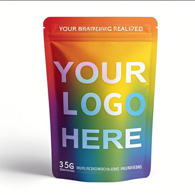 حقائب مايلار غير المقاومة للرائحة من 35 غرام - حقائب زيبلوك قابلة لإعادة الإغلاق من 14 غرام للطبيعة الغذائية للتعبئة ضد الأطفال