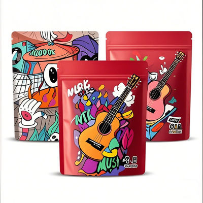 Custom High Barrier Mylar Bags With Zipper Lock For Food Storage - Moisture Proof  Heat Resistant