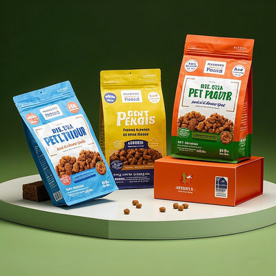 حقيبة قفل الأطفال المصنع الحاجز المباشر القابل للتخصيص لتغليف طعام الحيوانات الأليفة