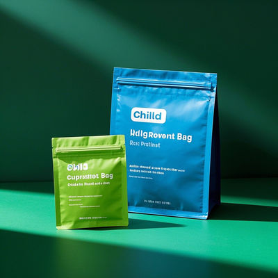 حقيبة وقوف مقاومة للأطفال معتمدة من قبل إدارة الغذاء والعقاقير التصميم القابل للتخصيص لصناعة الأدوية والوجبات الخفيفة