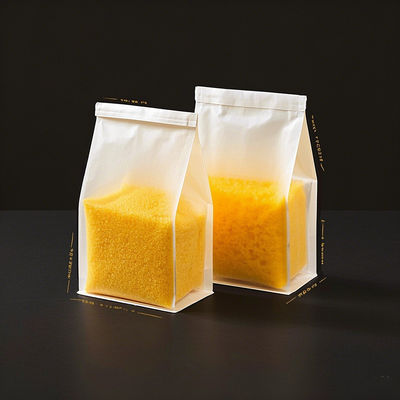 التعبئة الذكية من الأوراق الورقية مع صمام إزالة الغازات / رمز QR قابل للتتبع تخزين حبوب القهوة والخدمات اللوجستية