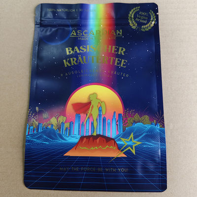 الحقيبة القائمة مع الختم القابل للتقشير التعبئة المركبة الطبية الصف للتجميل الشفاف & دليل التلاعب