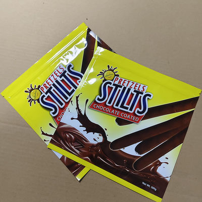 تعبئة طعام الشوكولاته الفاخرة ذات الصف الغذائي المصفوفة بالنايلون ويمكن تتبع رمز QR