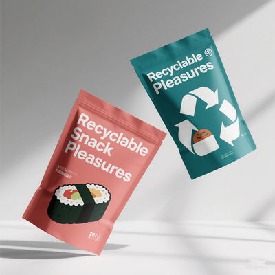 أكياس التعبئة الغذائية المختومة من ثمانية جوانب - صديقة للبيئة و مقاومة للرطوبة للوجبات الخفيفة والقهوة