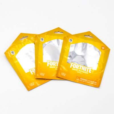 أكياس ألعاب PVC / OPP / PP جذابة مخصصة مع طباعة الشعار وتغليف الألعاب