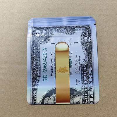 حقيبة مقاومة للأطفال مطبوعة بالدولار معتمدة وفقًا لمعيار ISO 8317، ختم مضاد للتلاعب، صورة ثلاثية الأبعاد مخصصة لمكافحة التزييف