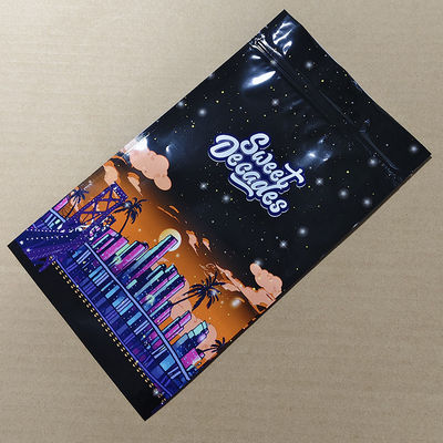 كيس مقاوم للأطفال مطبوع عليه منظر المدينة، معتمد وفقًا للمعيار ISO 8317، حبر مقاوم للخدش والأشعة فوق البنفسجية، متوافق مع المعيار EN 14375