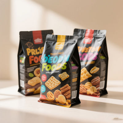 أكياس مايلر قائمة مع سحاب قابل لإعادة الإغلاق | حل عرض على الرف جاهز للبيع بالتجزئة