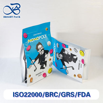 أكياس إغلاق ثمانية الأضلاع قابلة لإعادة الاستخدام لتغليف السلع الرياضية بمواد قابلة لإعادة التدوير خصومات على الطلبات بالجملة.