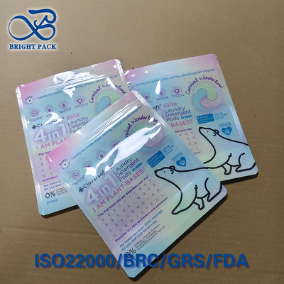 حقيبة غسيل قابلة لإعادة التدوير مخصصة 4 في 1 طباعة جرافور 10 ألوان