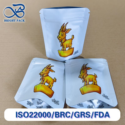 حقيبة بسحاب قابلة لإعادة الإغلاق للوقوف لتغليف الألعاب الصغيرة تتميز بأنها مضادة للكهرباء الساكنة وخفيفة الوزن.