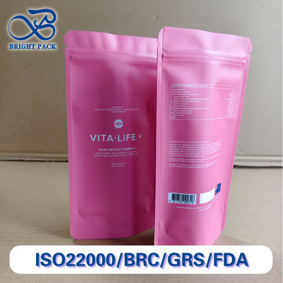 أكياس الوقوف القابلة لإعادة الملء لتغليف مستحضرات التجميل المستدامة مع خفة الوزن وعدم الرائحة.