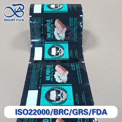 فيلم التعبئة الغذائية المكون من ورق الألومنيوم الممتاز الحاجز العالي الرطوبة & دليل الأكسجين لفترة طويلة من العمر الاحتياطي هيكل PET / AL / PE