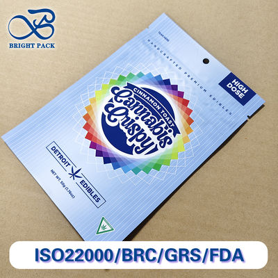 حقائب مضادة للأطفال معتمدة عدة طبقات عبوات مركبة مع ختم مضاد للتلاعب الأحجام المخصصة السماكة الطباعة CPSC ISO للصيدلة