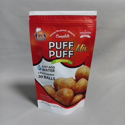 بطاقة طباعة مخصصة، كيس الوقوف عالية الحاجز مع سحاب إعادة القفل