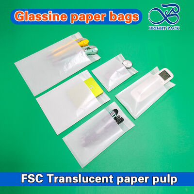 البيع بالجملة الطباعة القابلة للتخصيص القابلة لإعادة التدوير الأكياس الورقية الزجاجية الصديقة للبيئة للتغليف المستدام