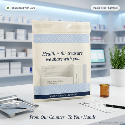 الصيدلة الاستغناء أكياس الشمع المغلفة ورقة الطب الحقيبة FDA الغذاء الآمن قابلة لإعادة التدوير صديقة للبيئة الحفر الطباعة الجنس لعب